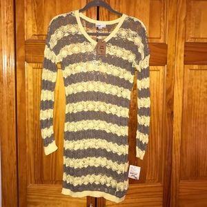 Cover Crochet Sweater Dress